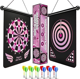 Gifts for 6 7 8 9 10 11 12 13 14 15 16 Years Old Girl Boys, Outdoor Games Activities Toys for Kids 8-12, Magnetic Dart Board, Teen Gift Ideas for Christmas, Birthday