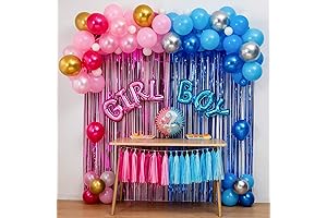 Gender Reveal Kit Decorations & Balloons Arch Garland Kit