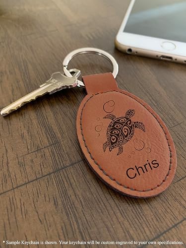 Miniatura 187 de LaserGram Llavero ovalado, Virgen de Guadalupe, grabado personalizado incluido (rústico con oro)