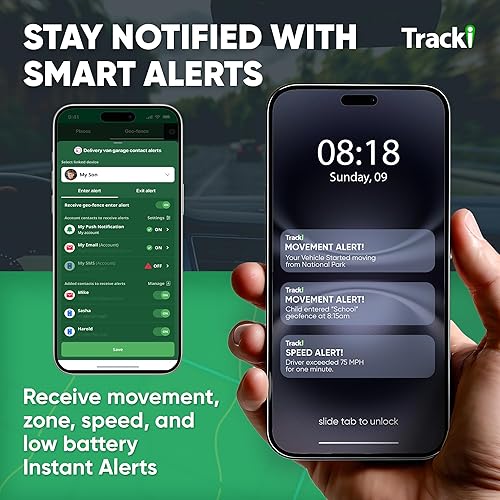 Miniatura 7 de Tracki Rastreador GPS para vehículos, automóviles, niños. Necesita suscripción. Tecnología fabricada en EE. UU. Dispositivo de seguimiento GPS 4G