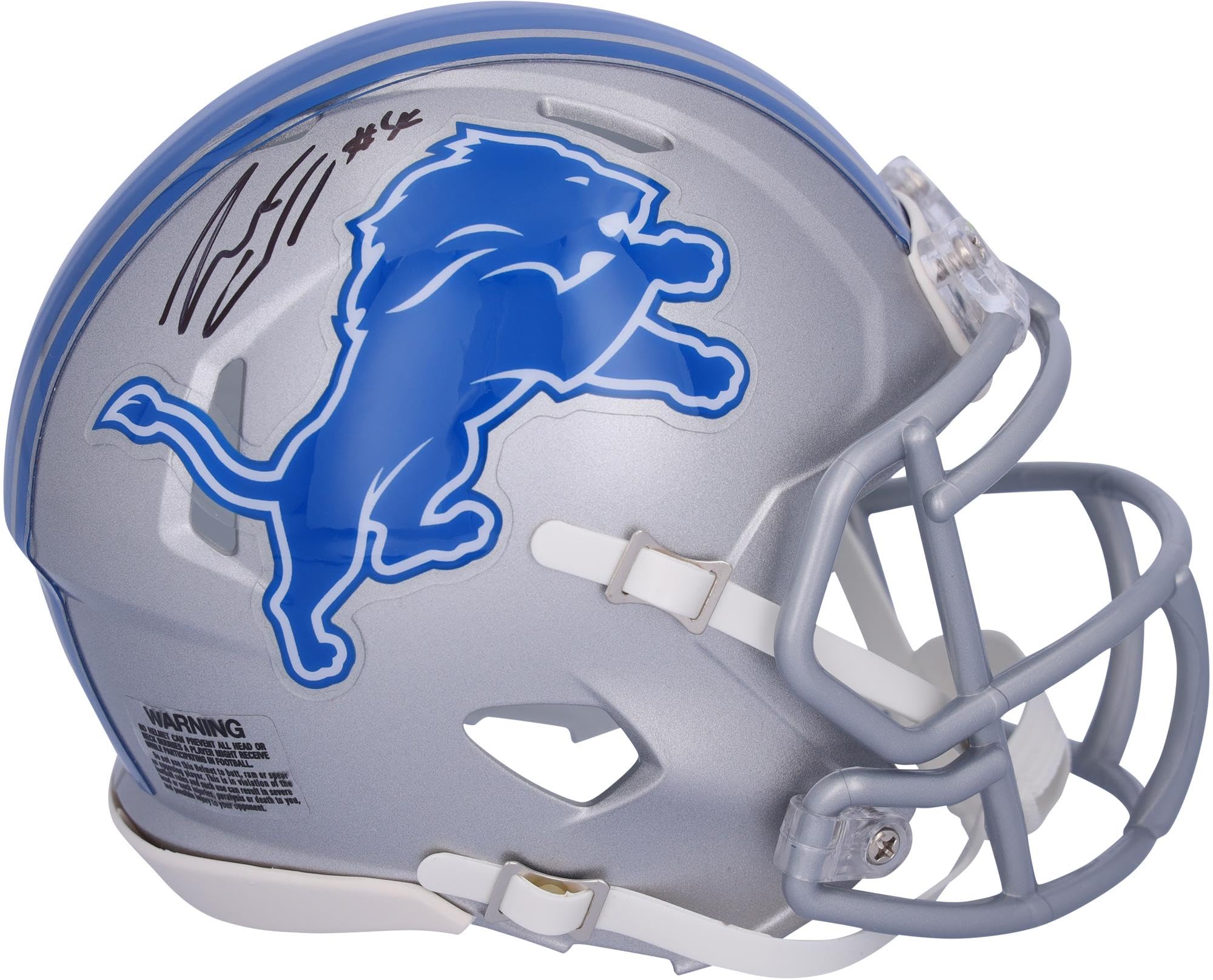 Jack Campbell Detroit Lions Autographed Riddell Speed Mini Helmet - Autographed NFL Mini Helmets