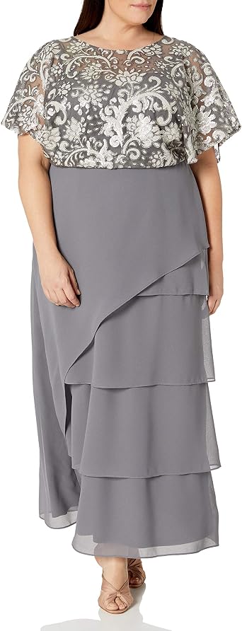 Le Bos Women's Plus Size Ball Gown 