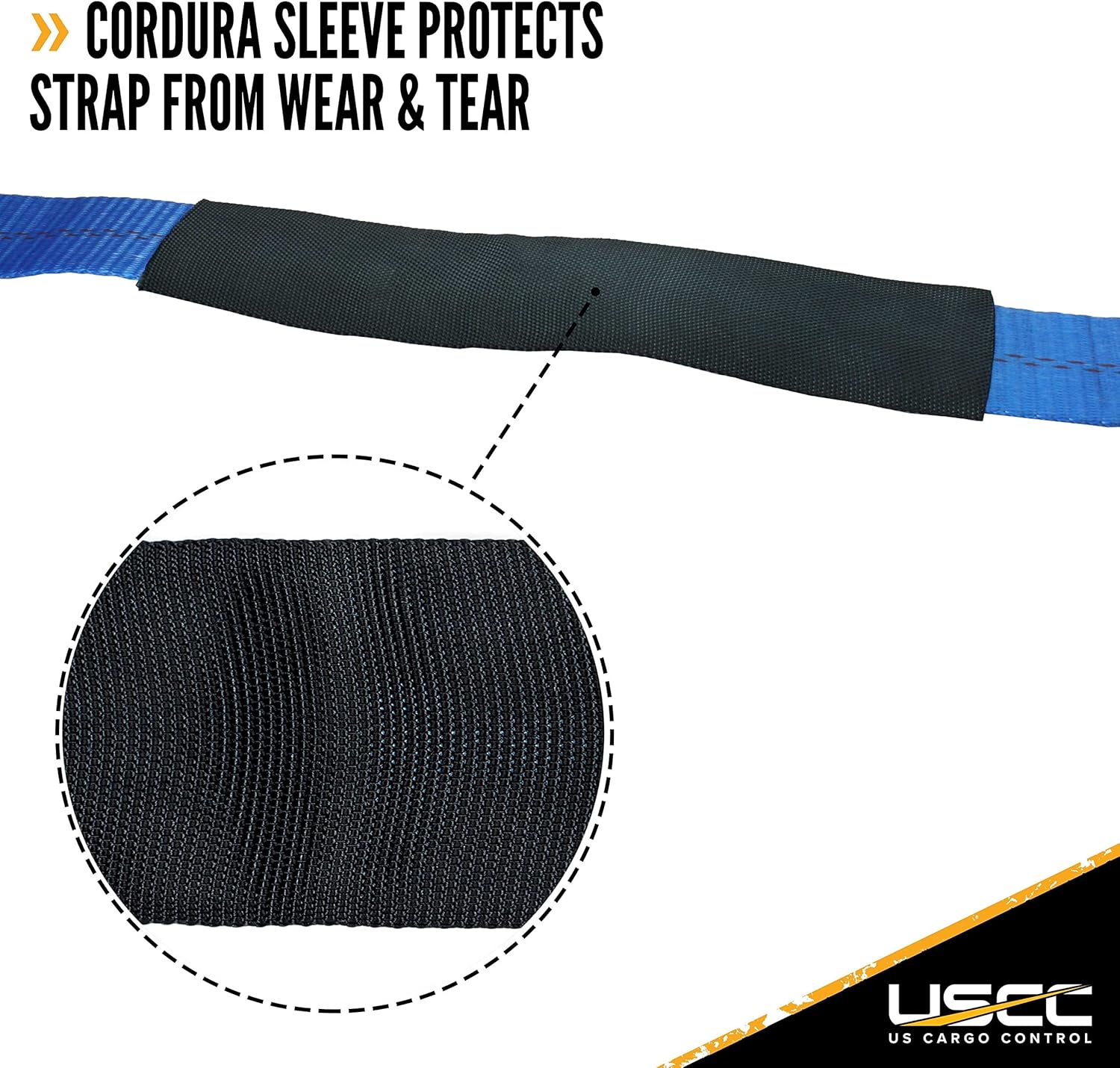 US Cargo Control Auto Tie Down Ratchet Strap, 2 Inch X 8 Foot Blue Axle Strap, Safely and Securely Tie Down Cars for Transport, Working Load Limit 3,333 Pounds, 4 Pack