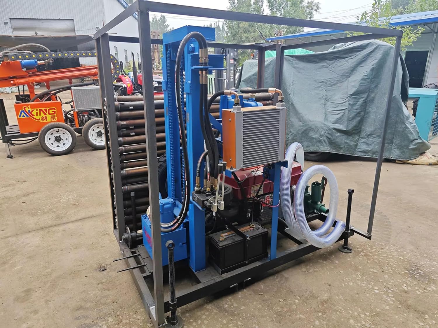 150-200M Mini Water Well Drilling Rig Portable Small Agricultural Rock Drill Core Operation Mine Drilling Rig