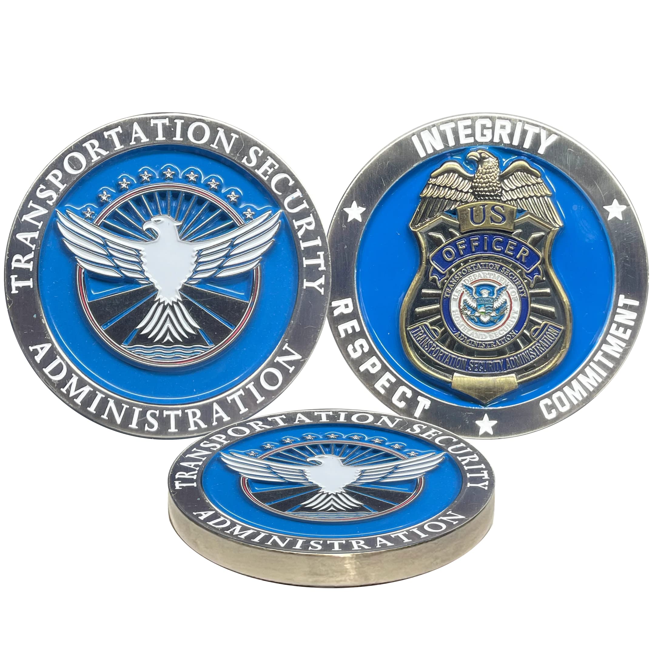 BL15-008 TSA Officer Challenge Coin Transportation Security Administration Screener