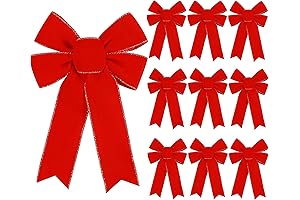 10 Massive Red Bows for Impressive Outdoor Decorations