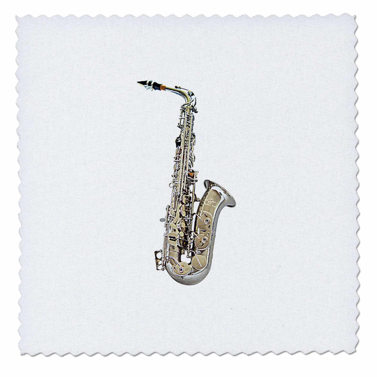 25x25 inch Quilt Square - Saxophone Music