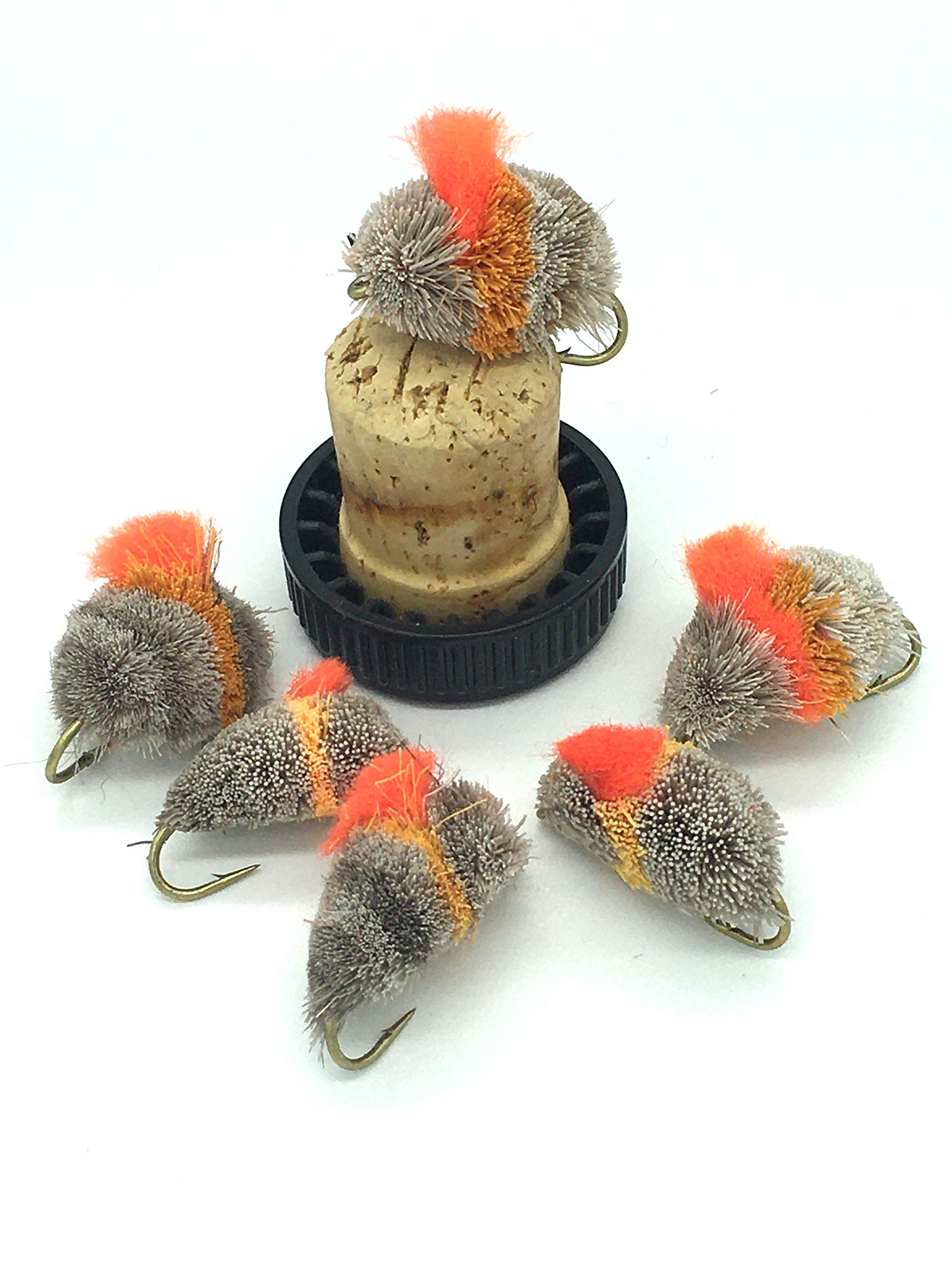 Fly Fishing EXTRA LARGE Biscuit Pellet Fly 6 flies size 4 for Trout Carp Mullet Pack #140