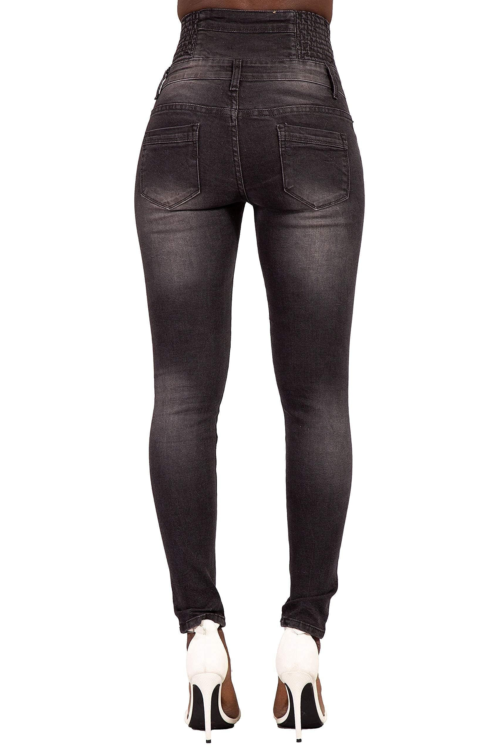 Glook Jeans Donna Vita Alta, Elasticizzati Comodo Tessuto di Cotone