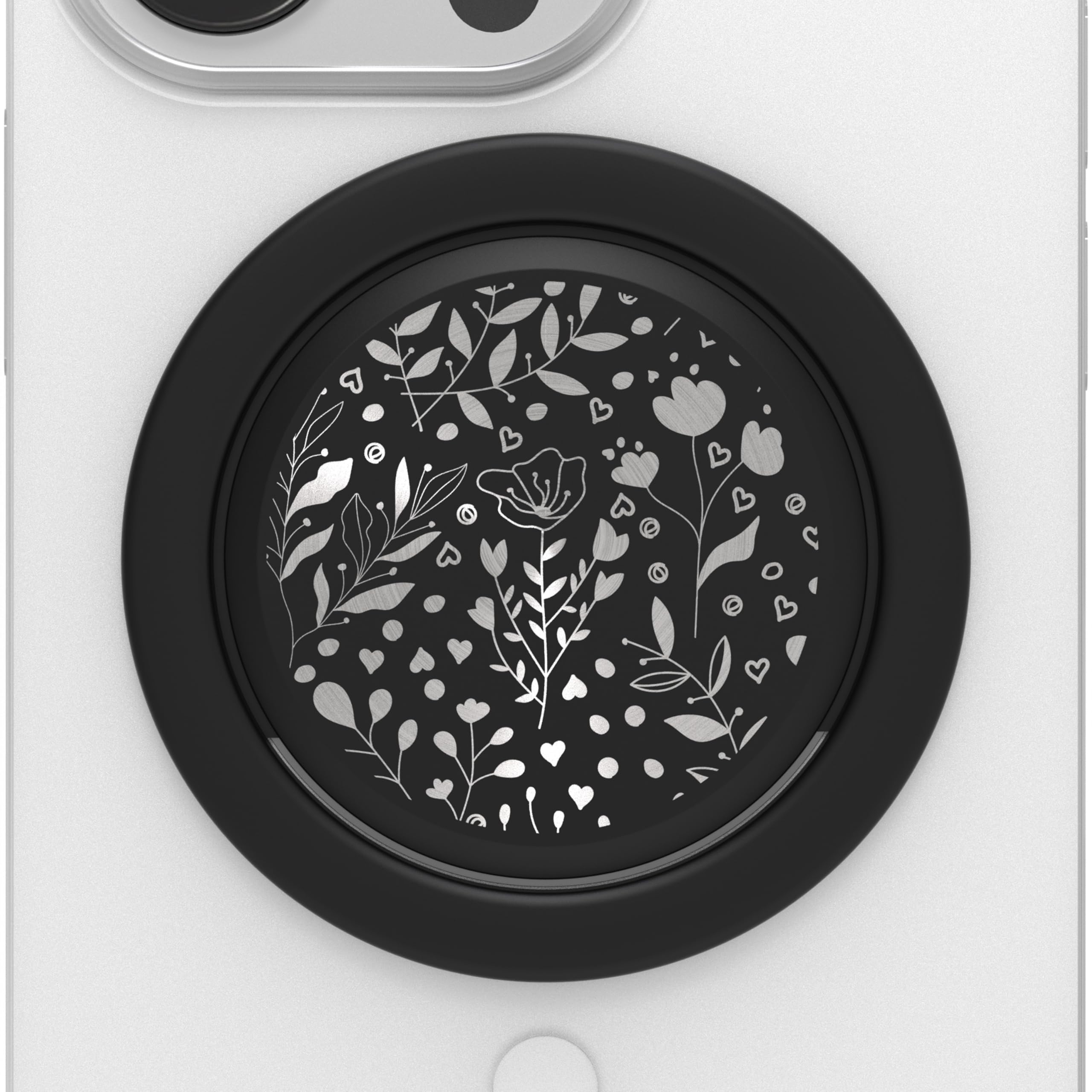 Tango Ultra Thin Grip for MagSafe: One Hand Pop, Stand, 10x Expandable, Space Grade Steel, Removable for Wireless Charging. Half The Thickness, Twice