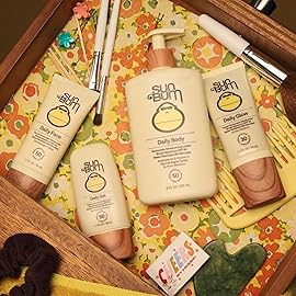 Sun Bum Daily SPF 50 Sunscreen Body Lotion - Broad Spectrum Moisturizing Sunscreen with Vitamin E - Vegan and Hawaii 104 Act Compliant (Without Octinoxate & Oxybenzone) - Dermatologist Tested - 8 oz