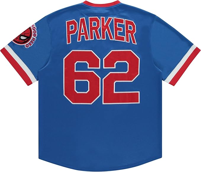 Camiseta de béisbol para hombre Marvel Spiderman - Clásica camiseta Avengers con diseño de Spiderman miniatura 2