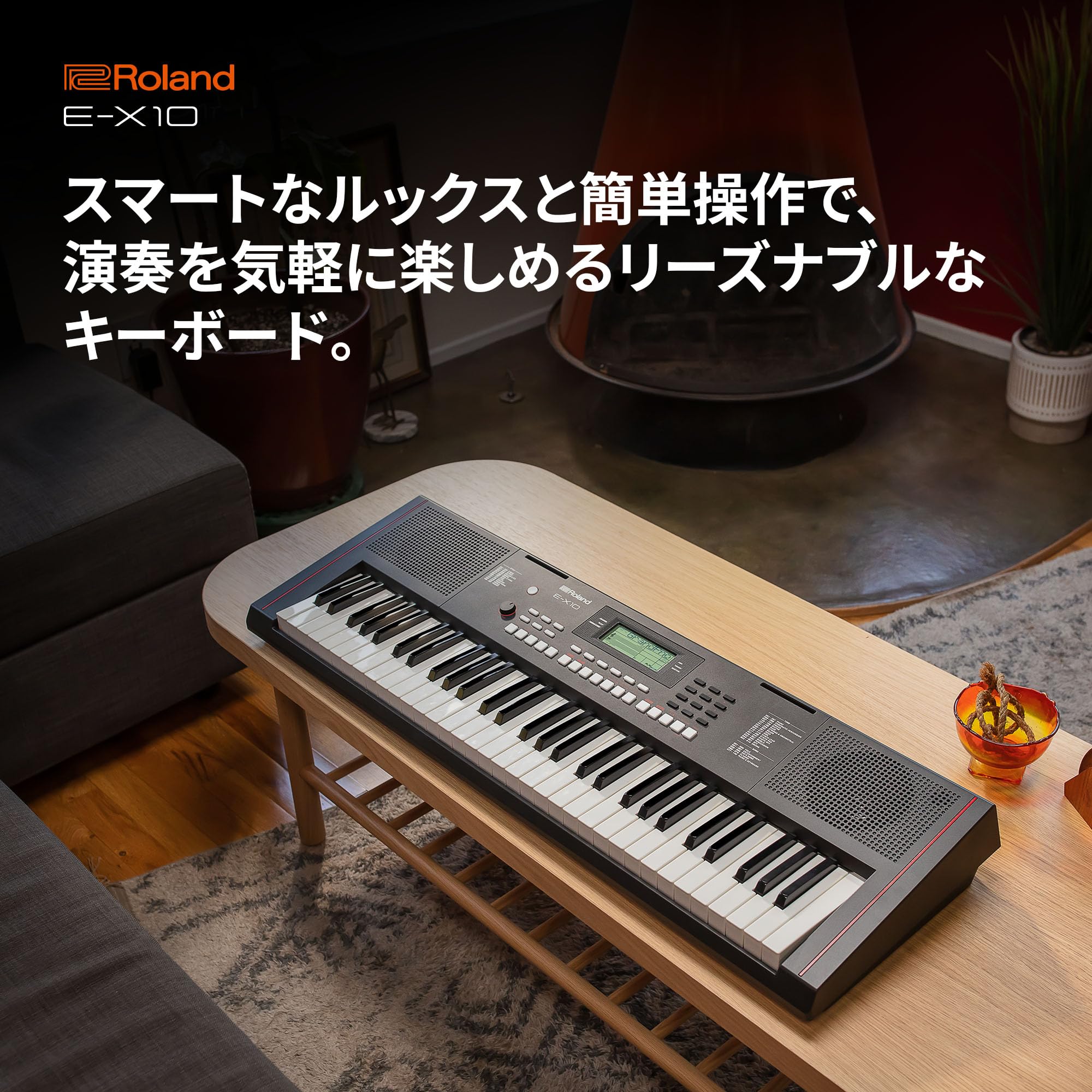 Amazon.co.jp: Roland ローランド 電子キーボード E-X10 アレンジャー