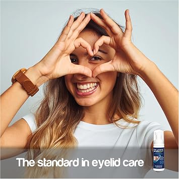 OCuSOFT Original Foaming Eyelid Cleanser - Mild Instant Foam to Remove Oil, Dust, Pollen & Makeup - 1.68 fl oz