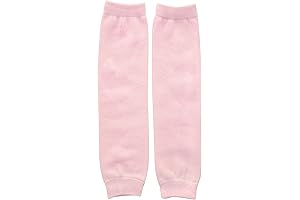 Huggalugs Girls Blossom Pink Leg Warmers
