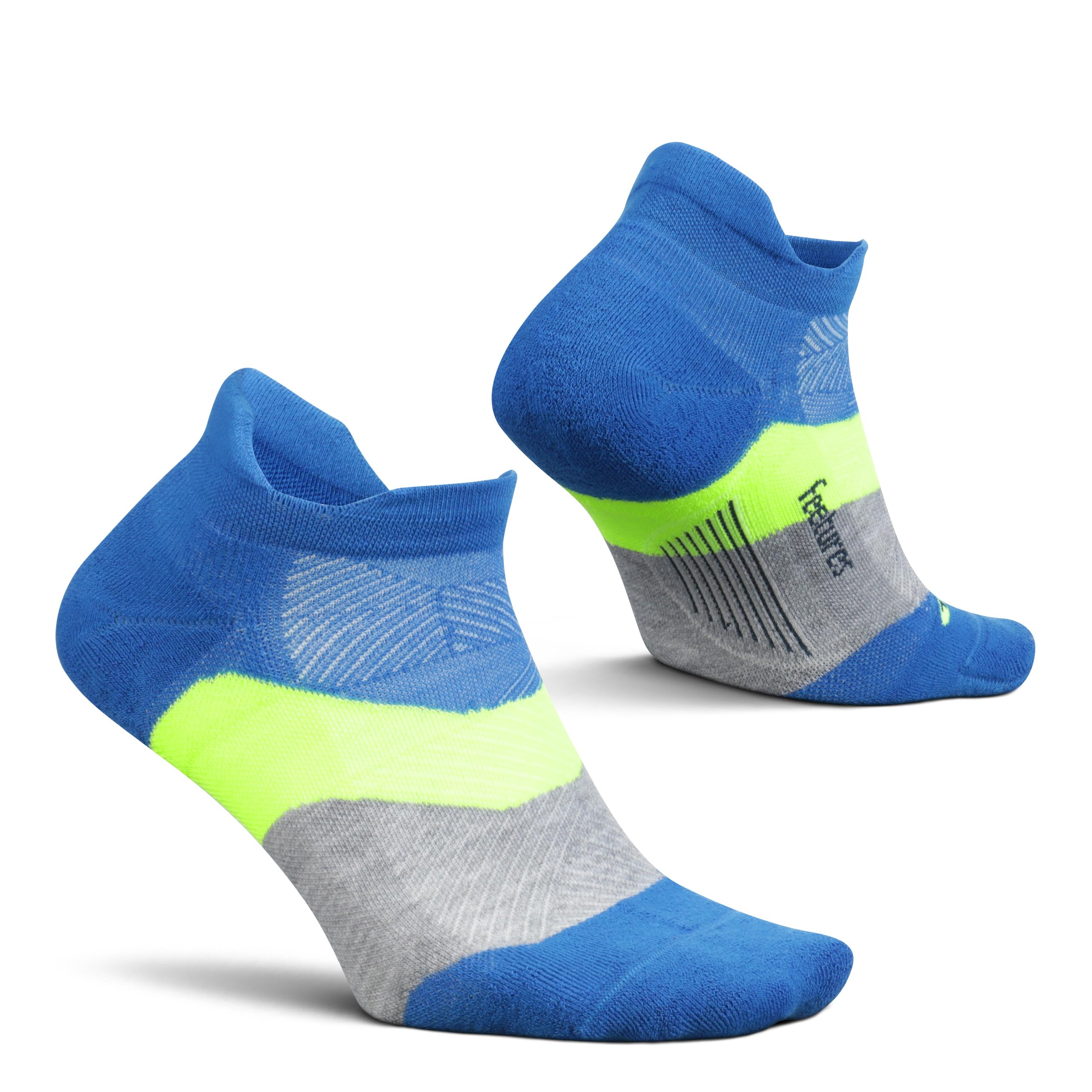 Feetures Elite Max Cushion No Show Tab - Running Socks for Men & Women - Athletic Compression Socks - Moisture Wicking SizeXL