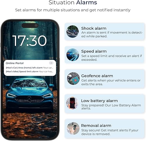 Miniatura 5 de SALIND 11 Rastreador GPS 4G - Rastreador en tiempo real para vehículos, automóviles, flotas, dispositivo LTE con magnético, tarjeta SIM de EE.UU.