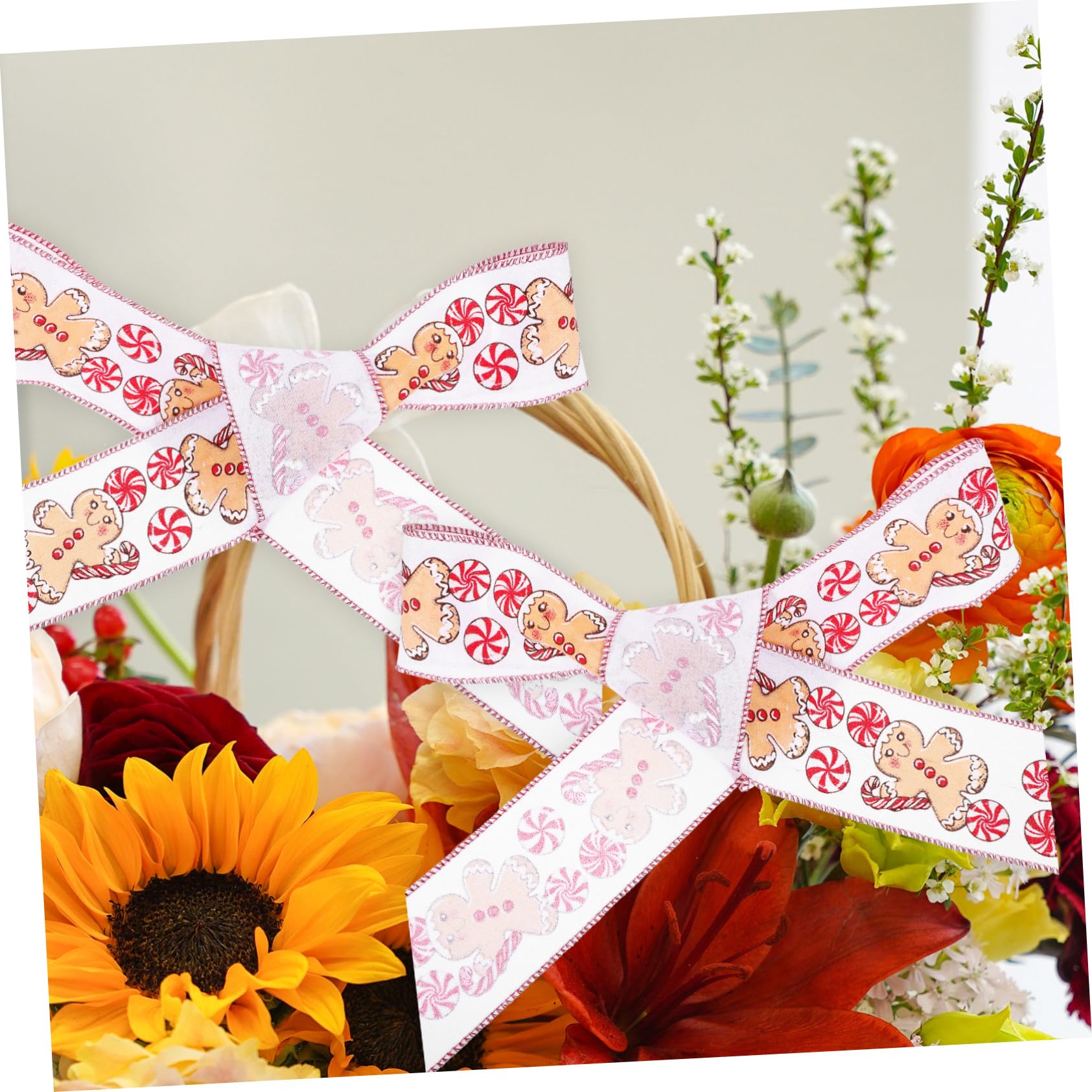 Cinta De Navidad De Sintético para Decoración De Árboles y para Manualidades y Adornos