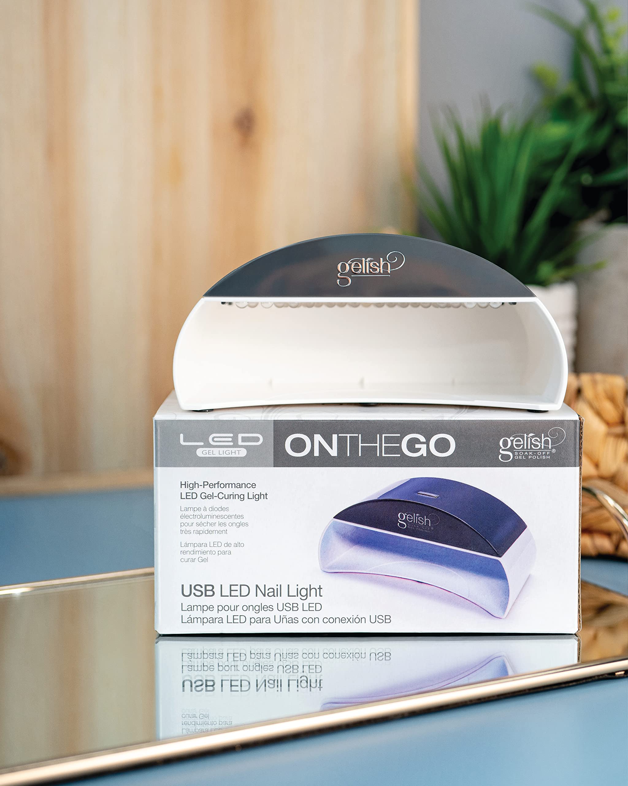 Gelish On The Go Mini LED Light, LED Nail Lamp, Nail Light, Gel