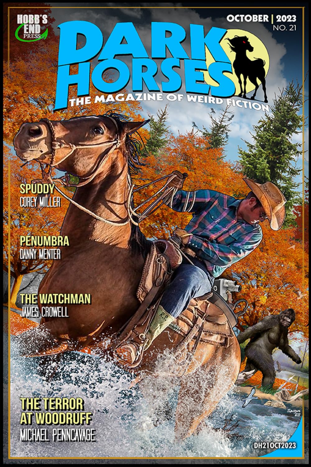 Cover of Dark Horses: The Magazine of Weird Fiction, October 2023