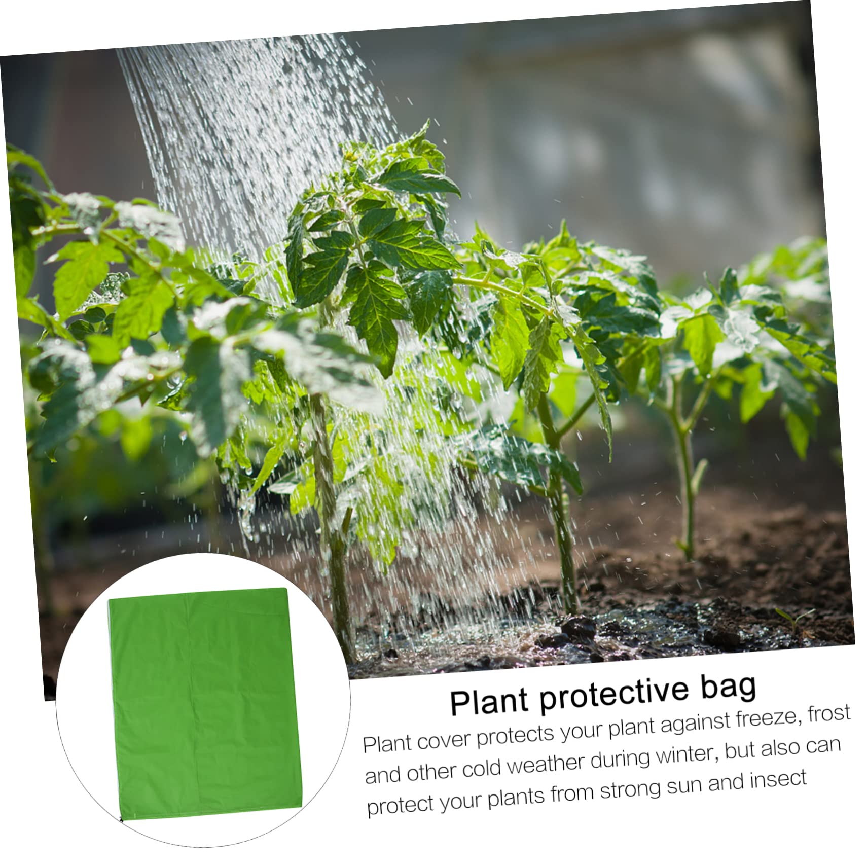 BESPORTBLE Telo Riutilizzabile Non Antigelo Verde Protettivo Piante per Tessuto Le Protezione Contro Basse Temperature Invernale per Giardino