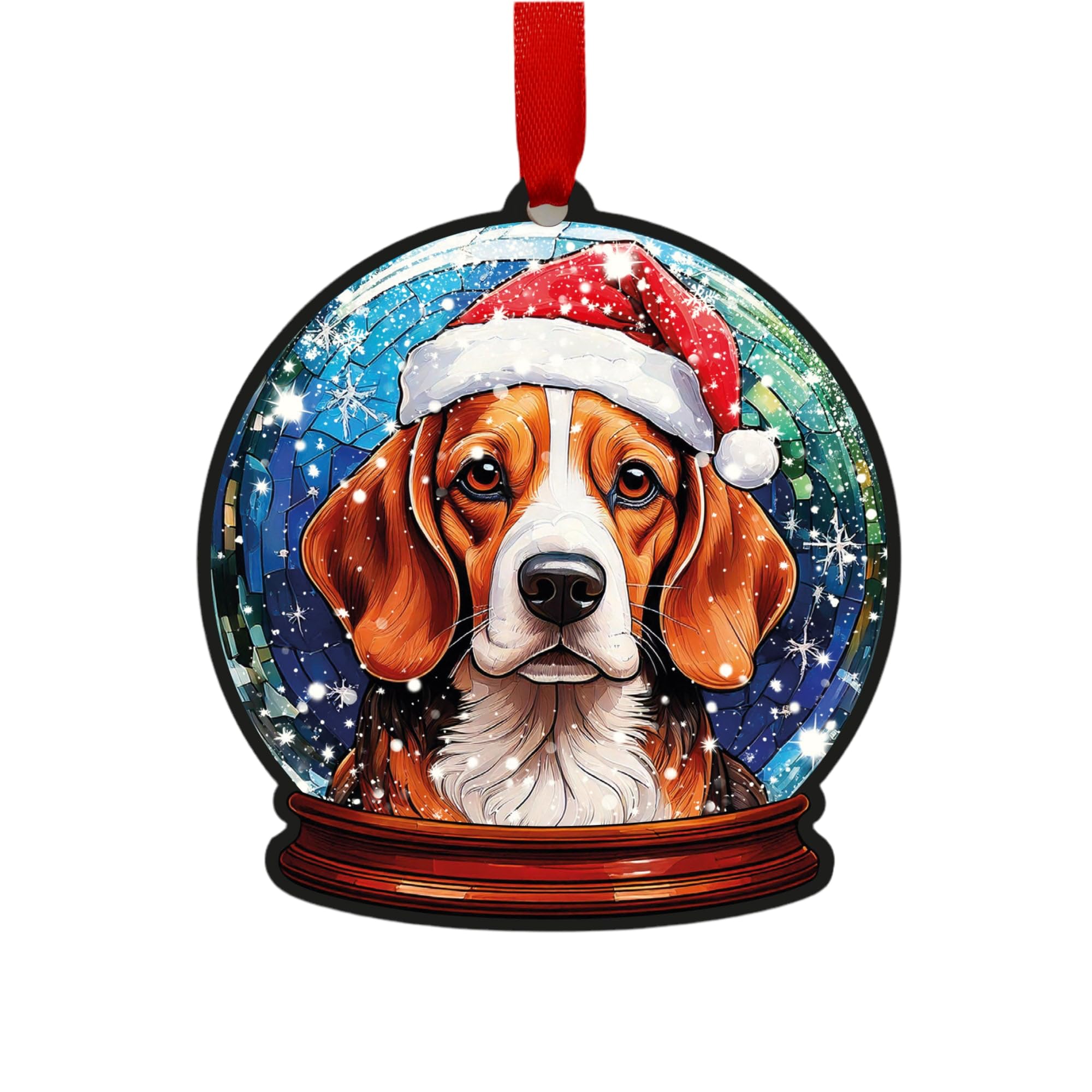 Beagle Snow Globe Decoration