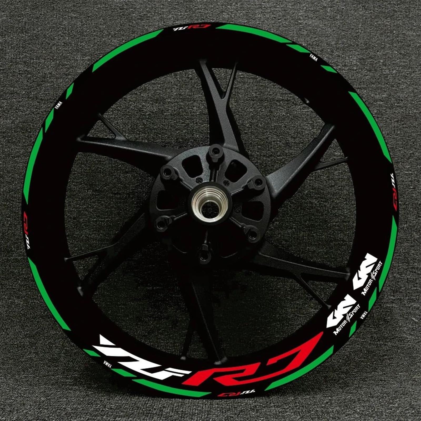 Stickers Motorcycle Accessories Wheel Stickers Reflective Decals Rims for Yamaha YZFR7 YZF R7(Style 24)