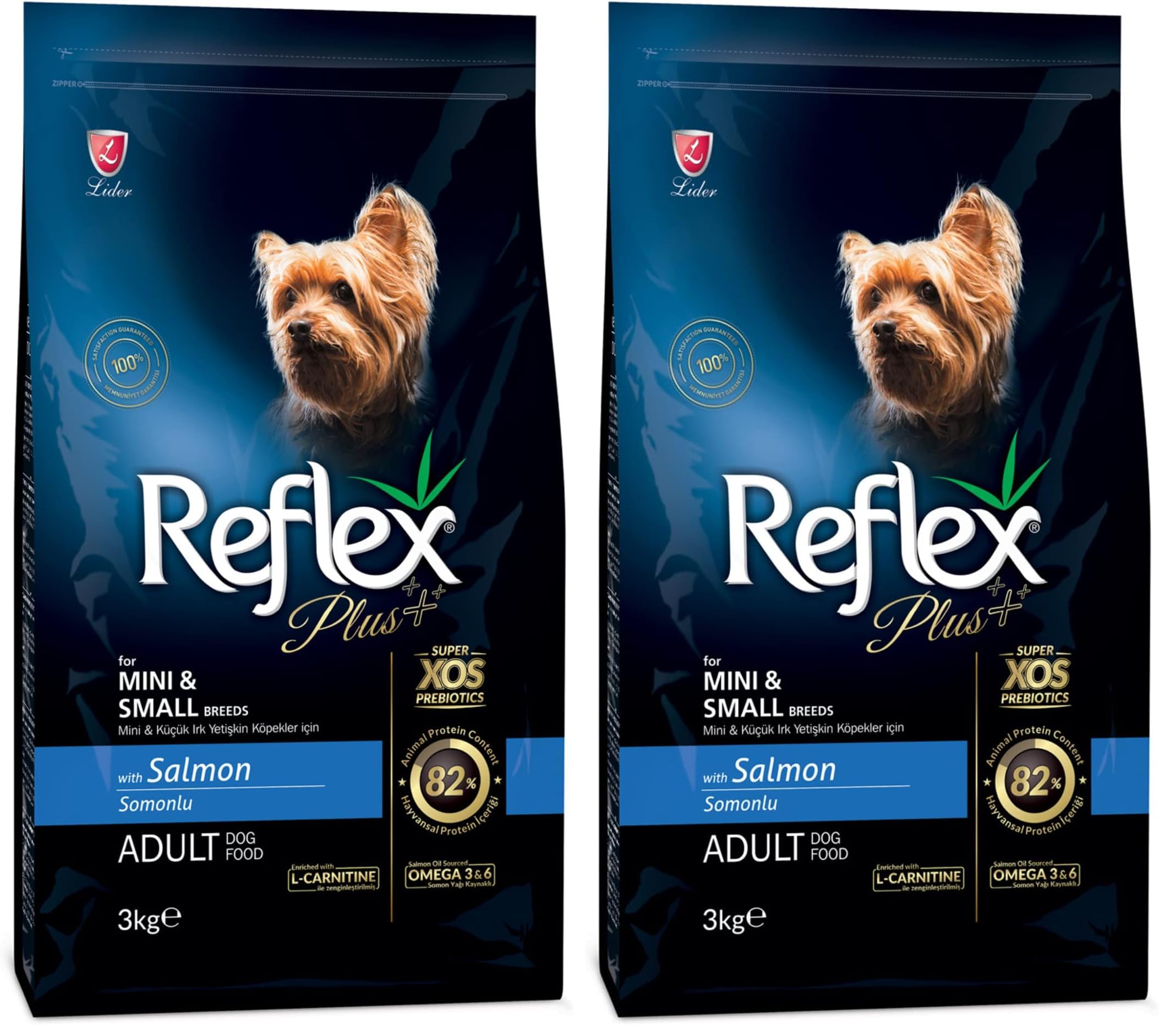 Reflex Plus Ms Breed Adult Dog 26/15 Salmon 3 Kg (2 paketi)