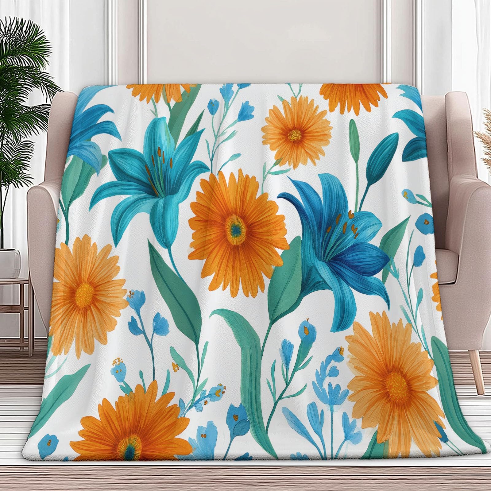 Couverture flanelle chaude et hypoallergénique pour canapé et bébé