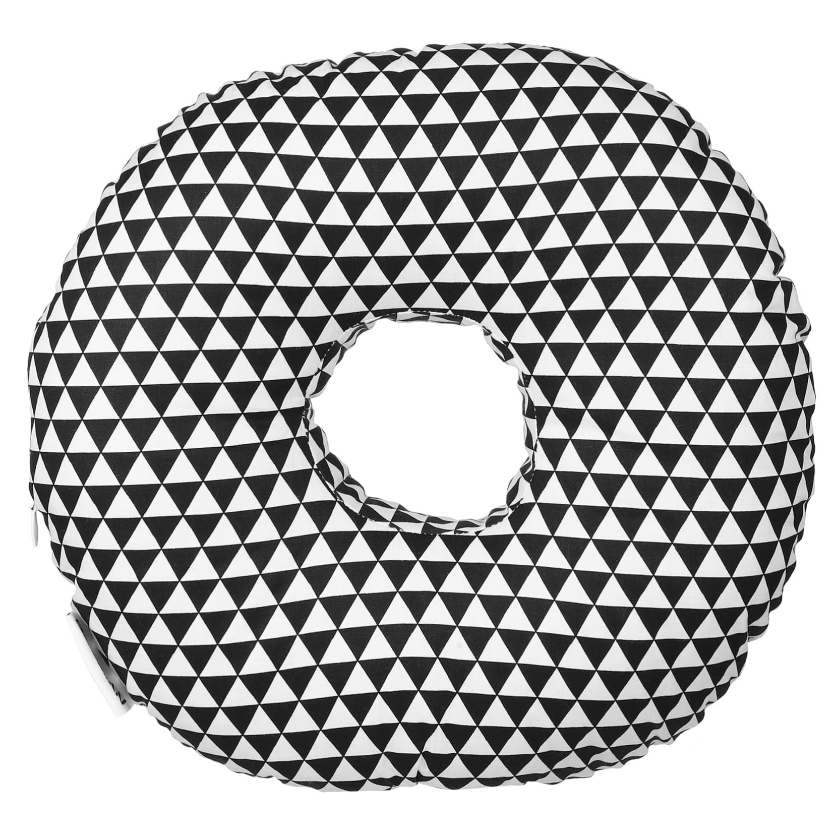 ULDIGI Stuffed Ear Hole Pillow for Ear Guard Donut Pillow for Adults Comfort Sleeping Pillow with Ear Hole Design