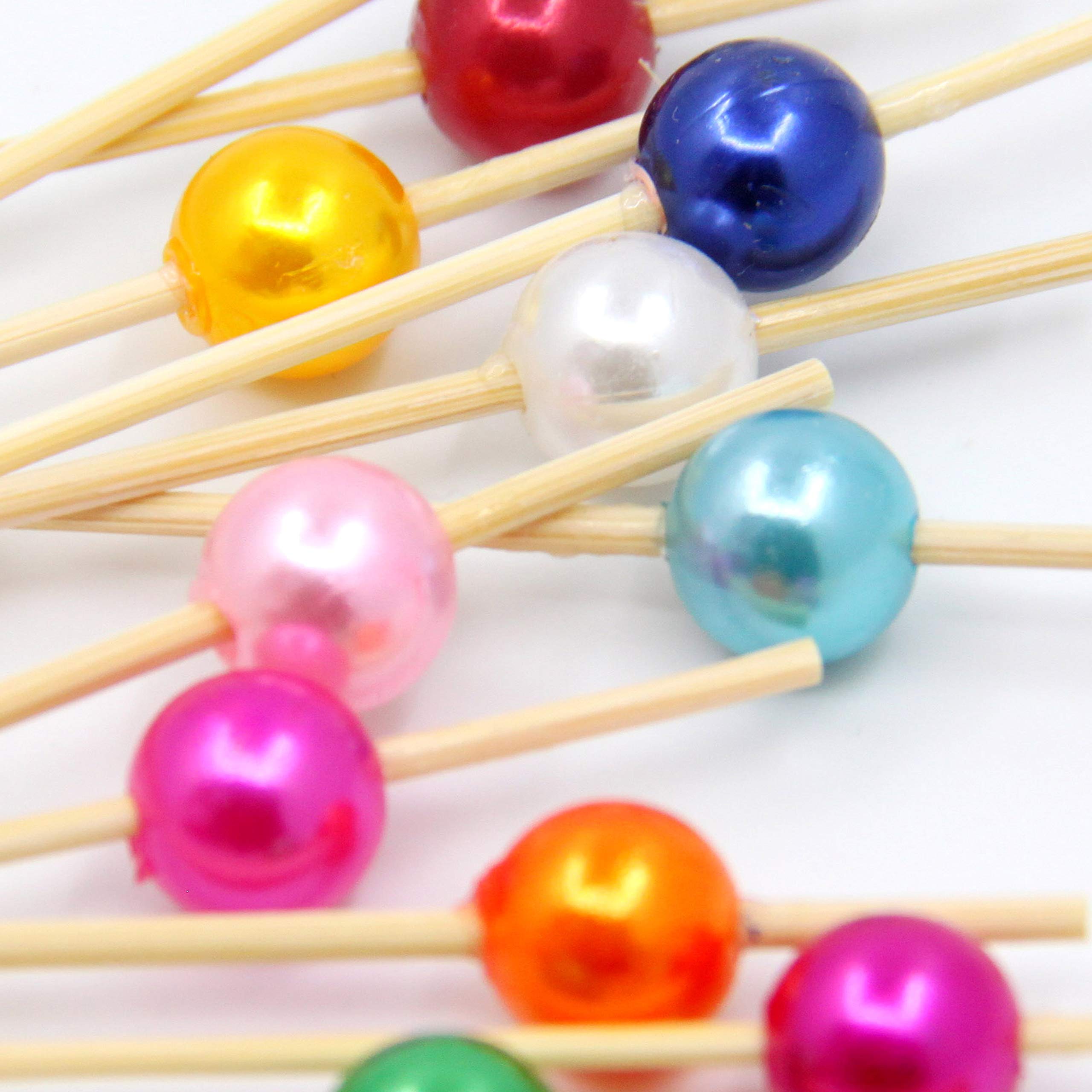 200 Cocktail Stick Frutta Bastoncini Frutta Stuzzicadenti Spiedini Legno legno bambù per buffet o gastronomia per Stuzzichini Sandwich Finger Feste Food Frutta