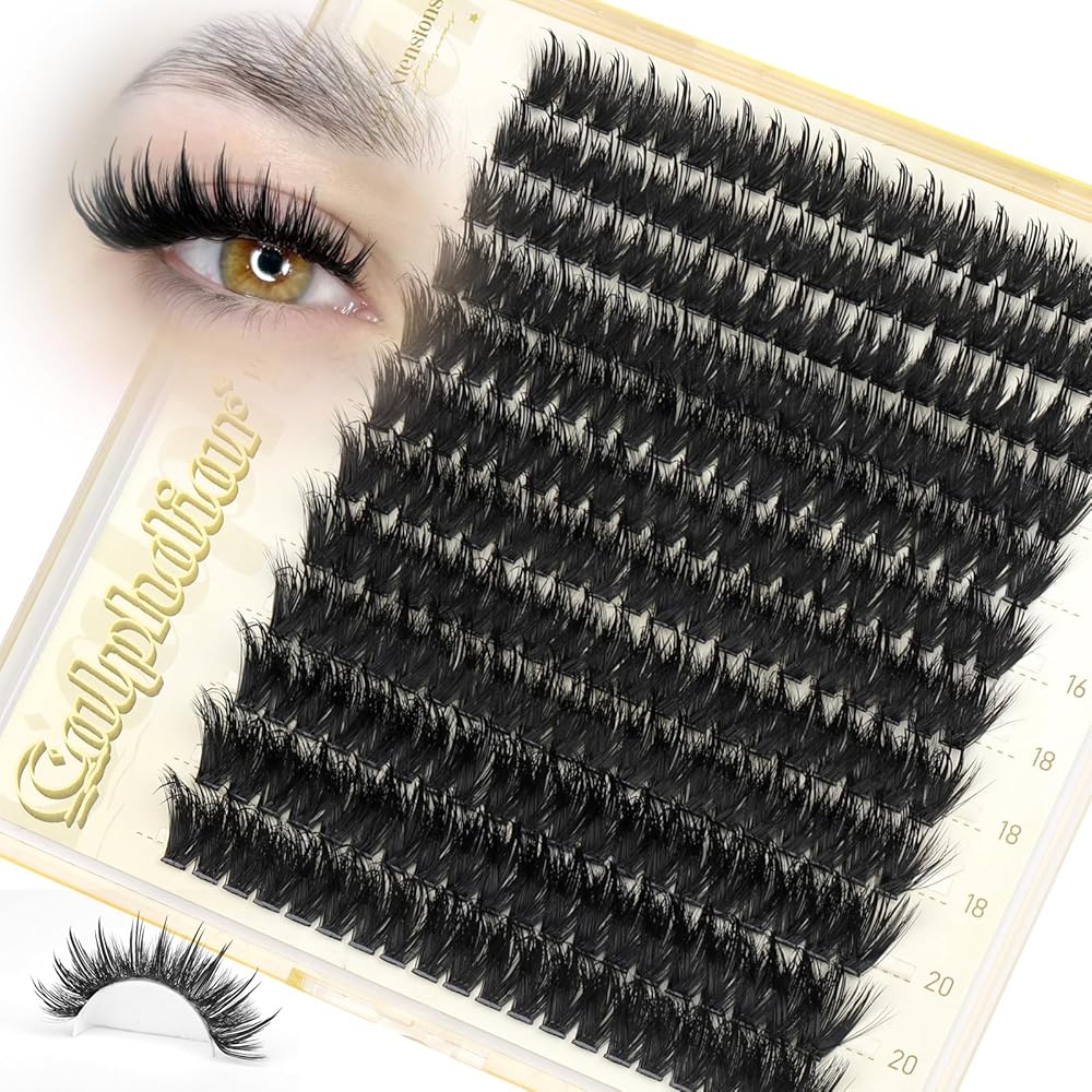 Anime Cluster Eyelash Extensions Manga Lash Clusters 14-20MM Eyelash Clusters Fairy Individual Lashes Clusters 100D Volume Eyelashes Clusters 240PCS DIY Lash Extension at Home by calphdiar