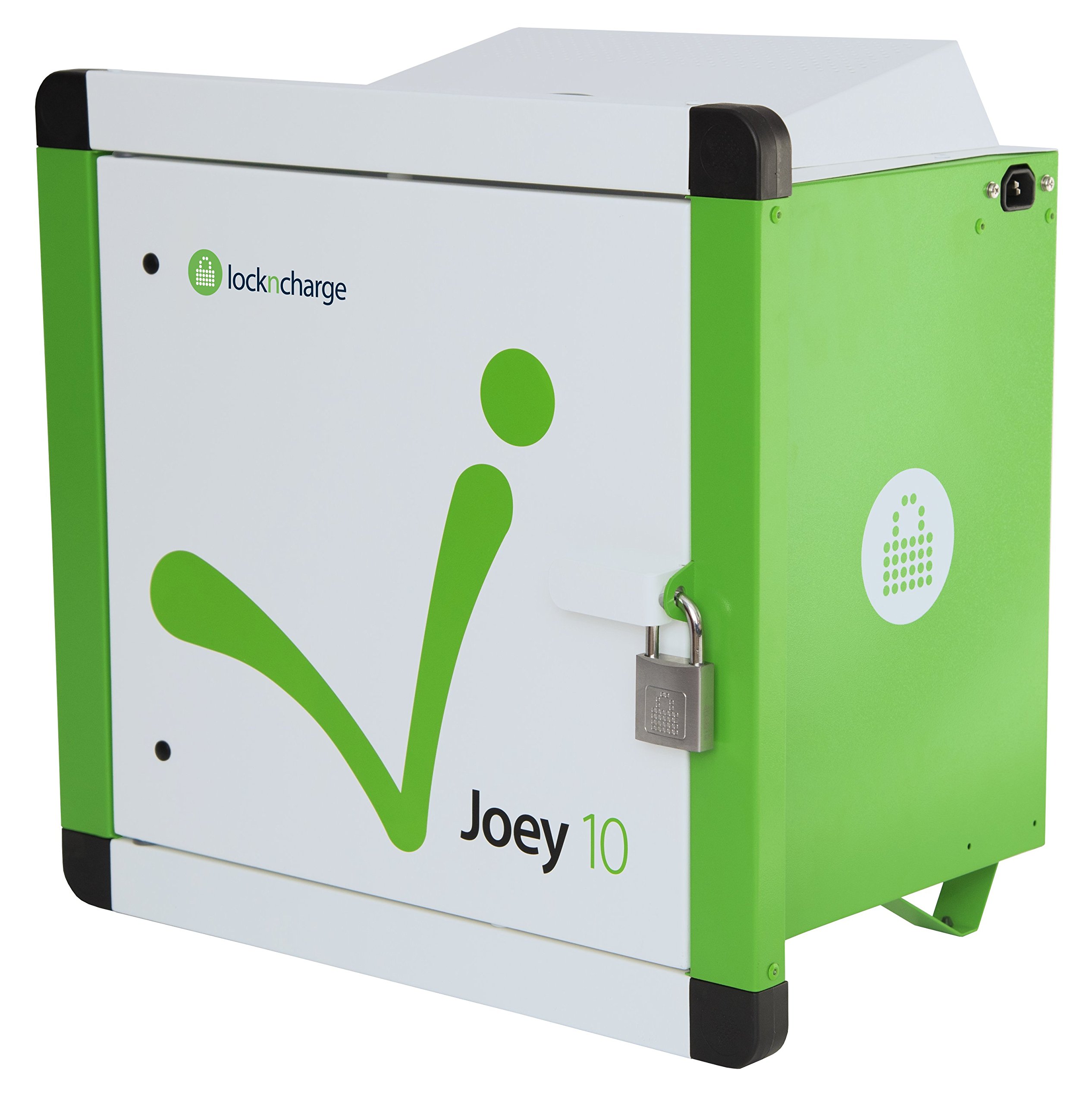 LocknCharge Joey 10 Slot Charging Station, Green/White (10001)