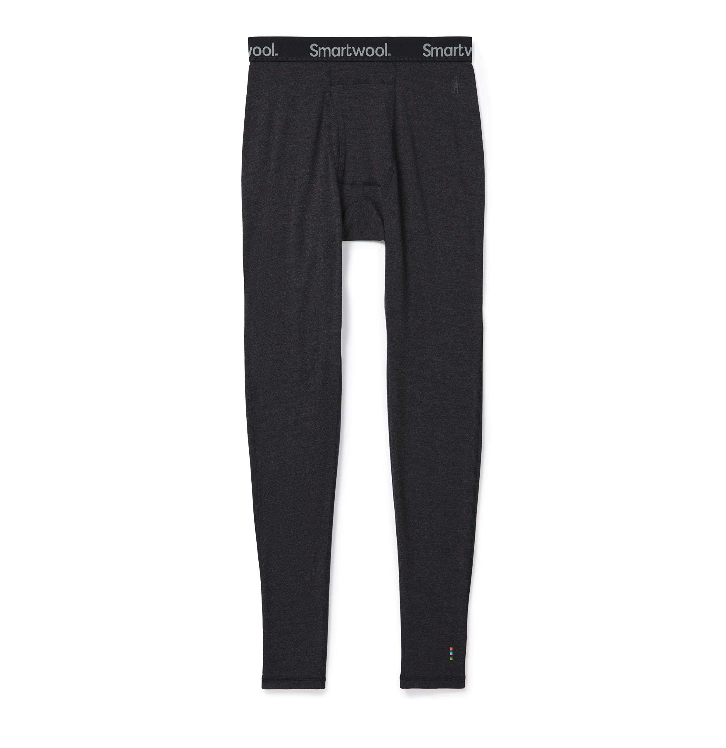 Smartwool Classic Baselayer Men's Thermal Leggings, Merino Wool Bottoms, Long Johns & Thermal Trousers, Running Tights & Ski Pants Base Layer, Breathable Natural Men's Clothing - Charcoal Heather, S