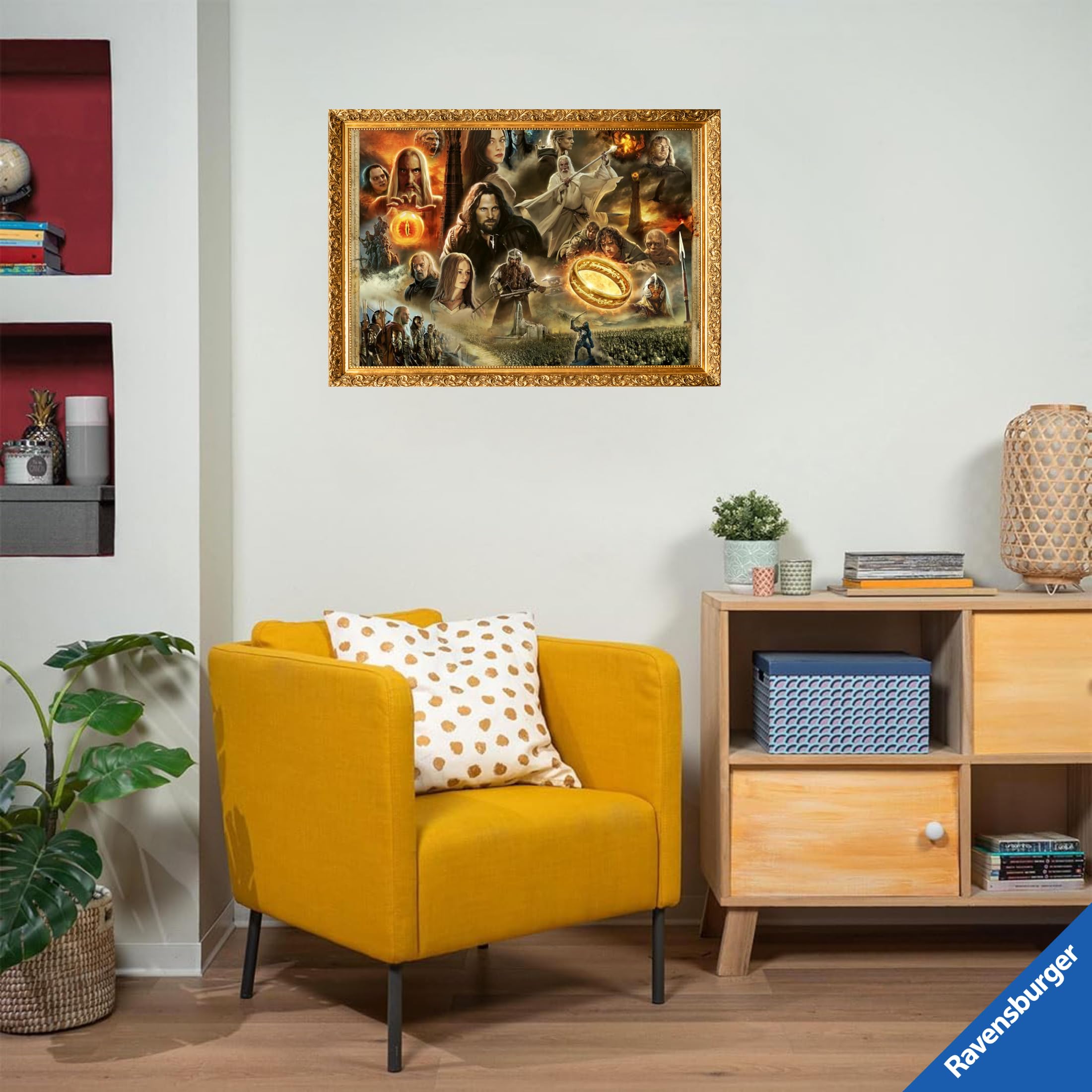 Ravensburger - Puzzle 2000 Pezzi Il Signore Degli Anelli - Le Due Torri | Puzzle 2000 Pezzi | Rompicapo Adulti E Bambini Dai 14 Anni In Su | Regalo Per Bambini E Adulti | Misure 98x75cm