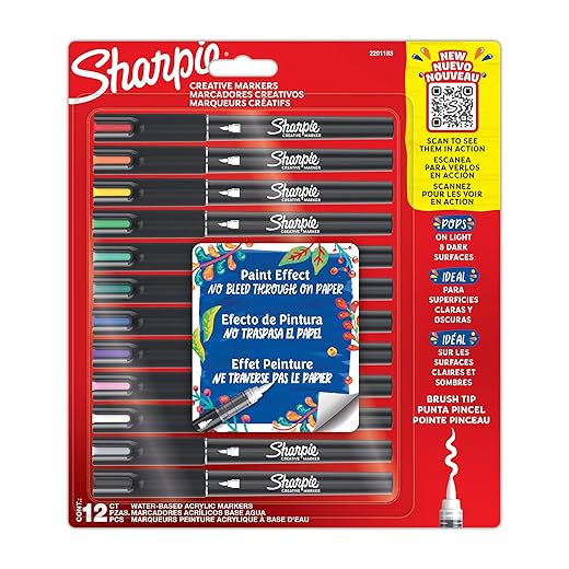 Lot de 12 Feutres acrylique Sharpie