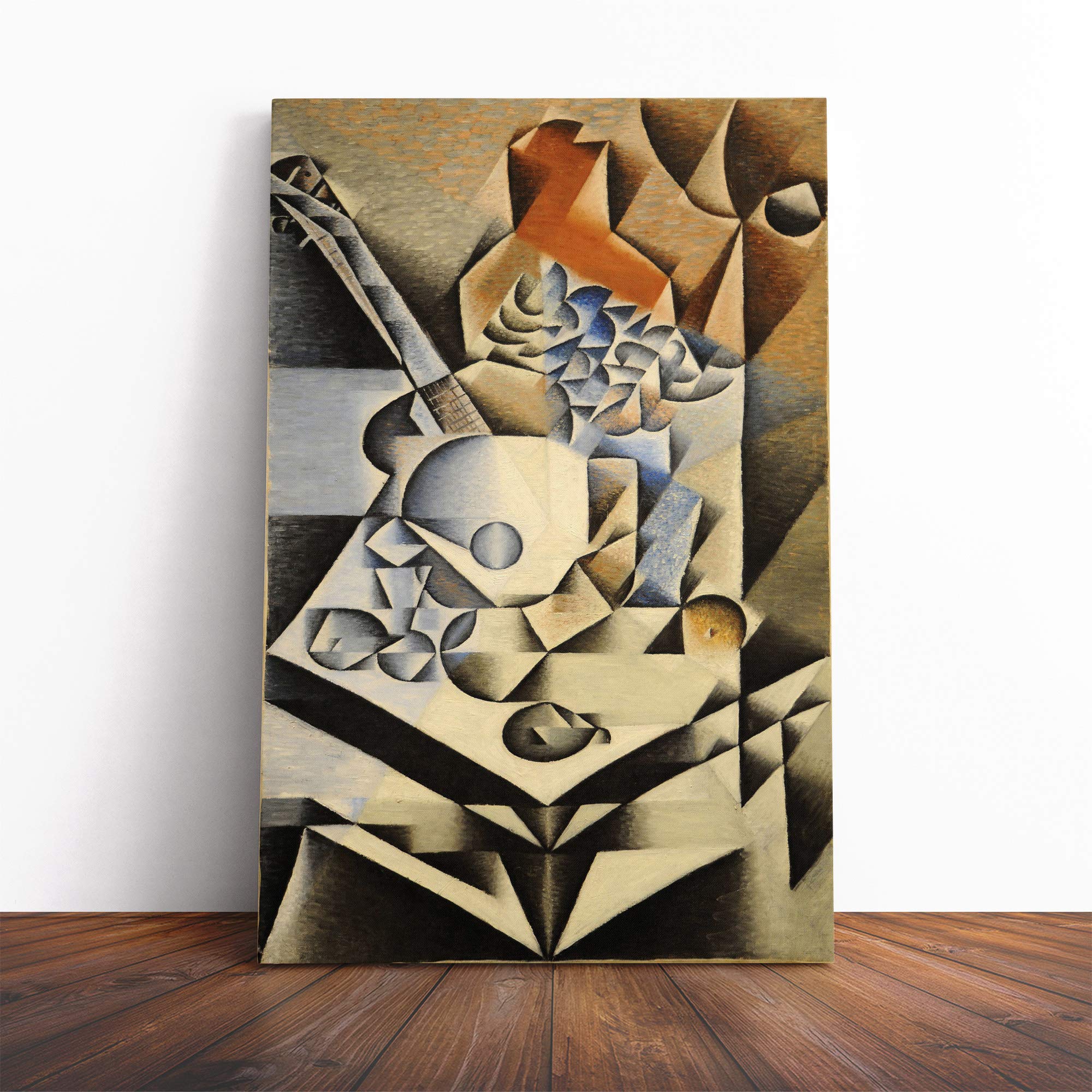 Juan Gris Still Life (5) Canvas Print | Gallery Wrapped 30mm Frame Wall Art | 20x14 inches | Ready to Hang | Modern Still Life Picture | Living Room Bedroom Lounge Office