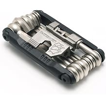 CECO USA 20 Function Bike Tool with Chain Breaker, Bicycle Multi Tool, Heavy Duty, Compact Pocket Sized, Lightweight, High Strength CR-V 6150 Tool Steel, Easy To Carry, Case Pouch Included