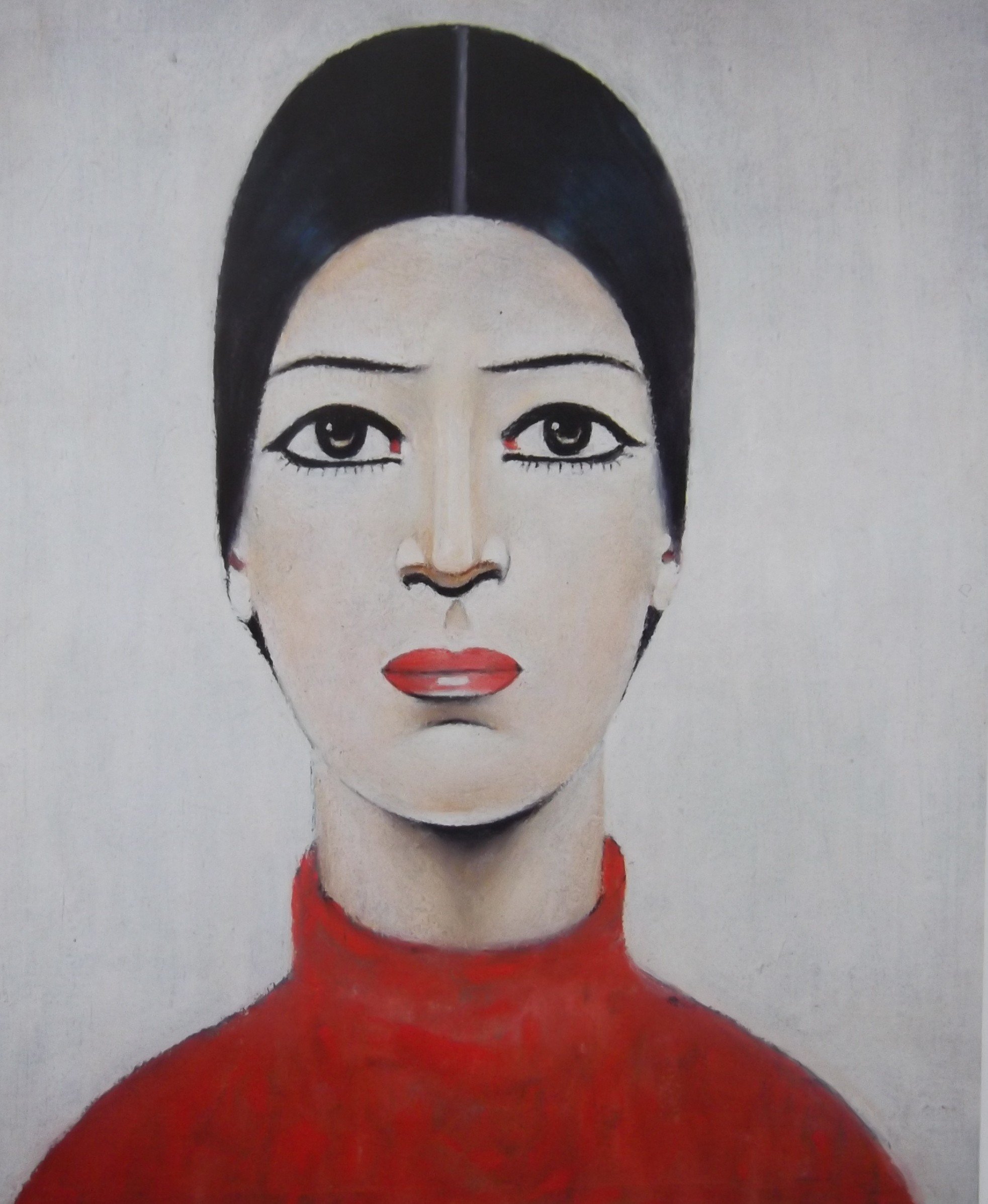 Stateoftheart-Uk L S Lowry Authentic Uk Handcrafted Print - Portrait Of Ann - Image Size 16 X 12Inch Plus Border