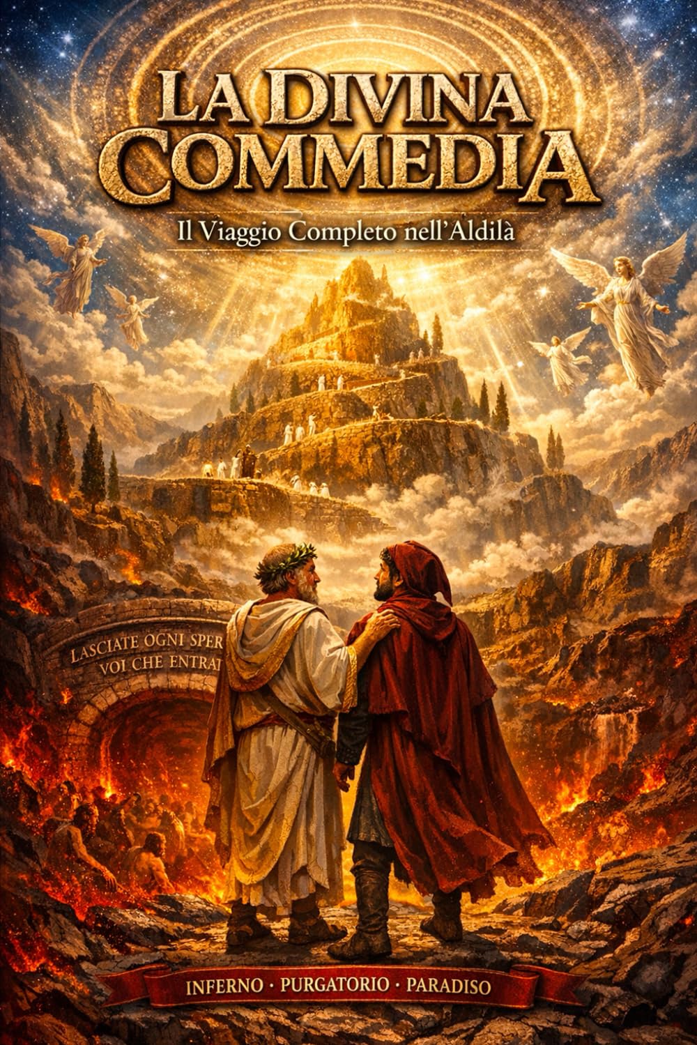 La Divina Commedia: Il Viaggio Completo: La Divina Commedia di Dante in lingua moderna — Edizione Integrale