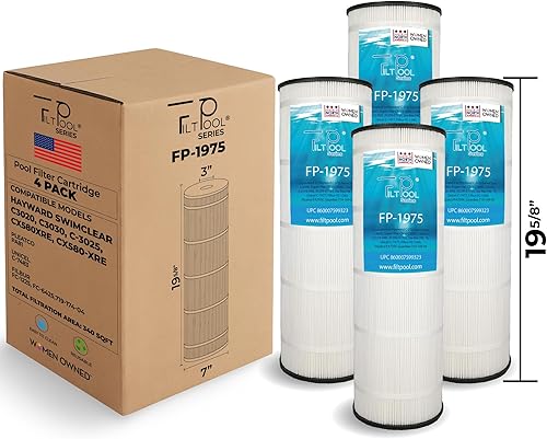 Miniatura 6 de FP-1975 - Cartucho de filtro de piscina - Filtro de piscina para Hayward C3020, C3030, C3025, CX580XRE, CX580-XRE, PA81, Unicel C-7483, Filbur