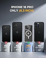 Vista 935 de Miracase Funda magnética para iPhone 14 de 6.1 pulgadas, protector de pantalla de vidrio templado integrado + protector de lente, compatible