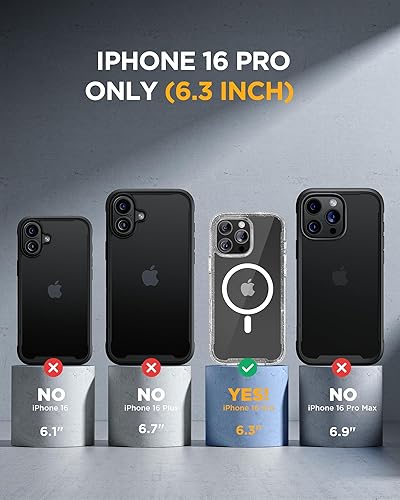 Miniatura 918 de Miracase Glass Series - Funda magnética para iPhone 15, compatible con MagSafe, de cuerpo completo, protector de pantalla de vidrio 9H integrado