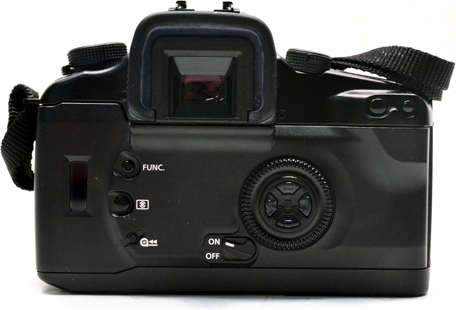 Canon EOS Elan 7 35mm SLR Camera, rear view with film door open