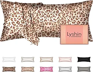 Silk Body Pillow Cover with Zipper, Mulberry Silk Pillow Cases Body Size Ultra Smooth and Soft Breathable Cooling Silk Satin Body Pillowcase for Hair and Skin (20x54 Inches, 1 Pack)