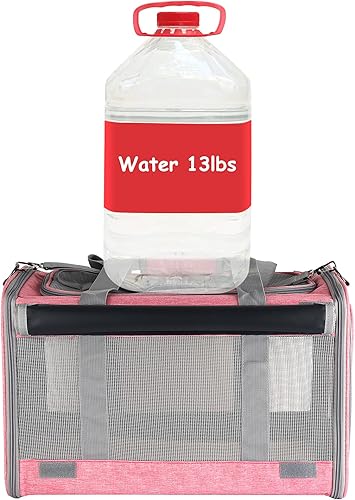 Miniatura 7 de Dog Soft-Sided Carriers Cat Soft-Sided Carriers Dog Carriers Cat Travel Carrier Dog Travel Bag Reptile Carrier Squirrel Carrier Guinea Pig Rosado