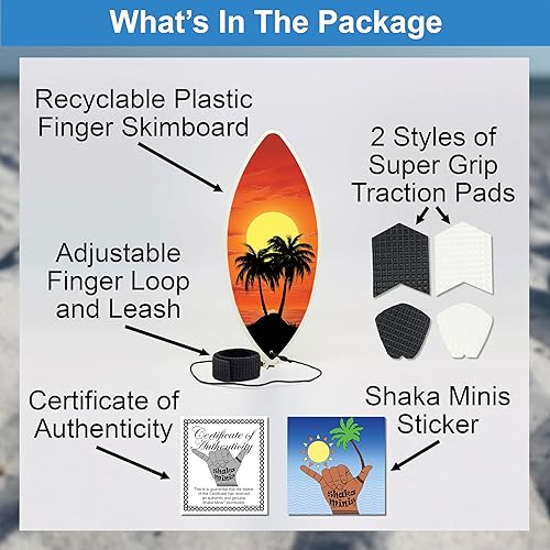 Miniatura 4 de Finger Skimboard | Finger Surfboard - Skim and Surf The Wind, Waves and Casi Anywhere (Endless Summer)