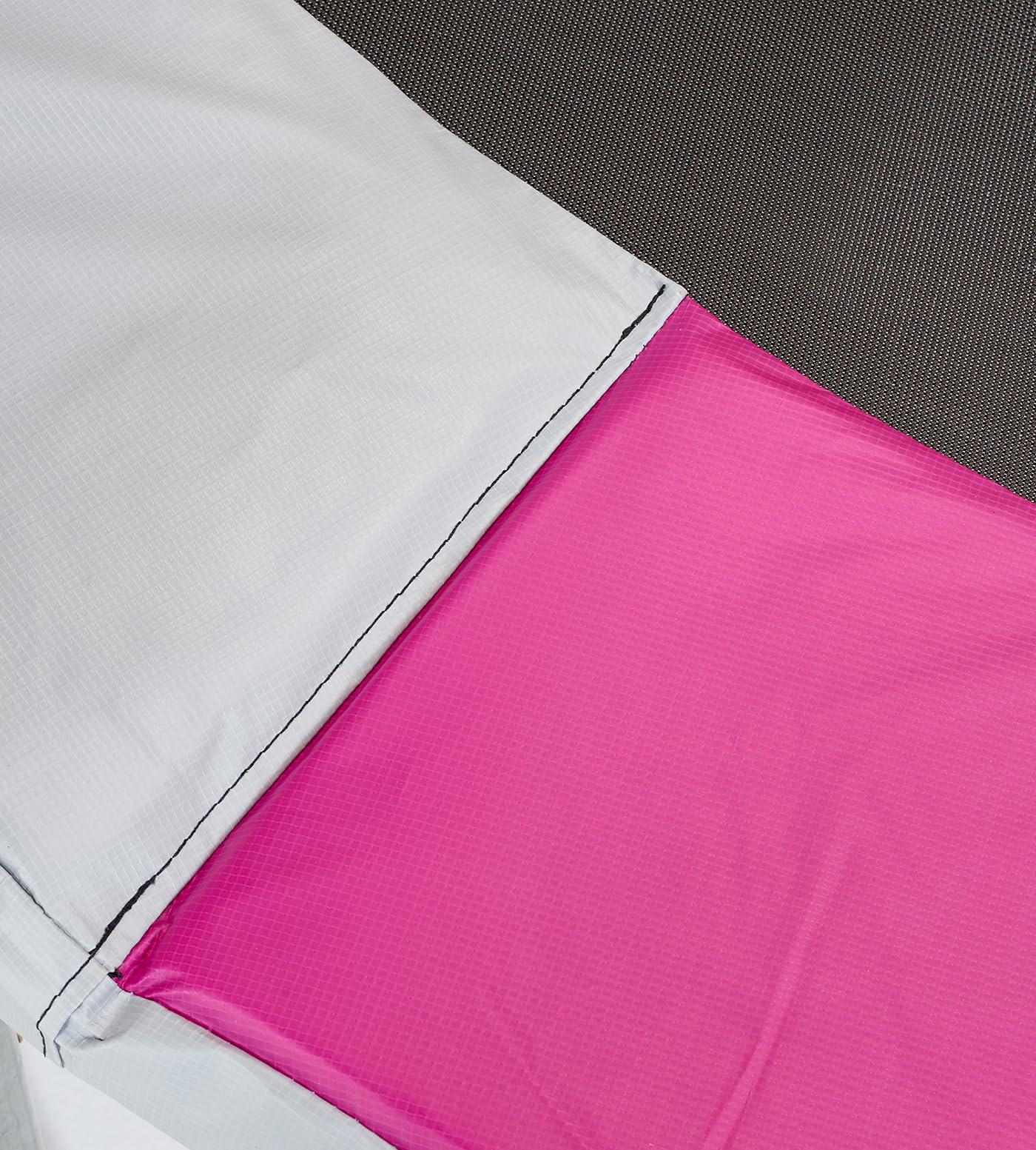 KANGUI Trampoline extérieur Gris/Rose avec Filet, échelle, bâche et kit d’ancrage – Ø250, Ø300, Ø360, Ø430 cm – RALLI