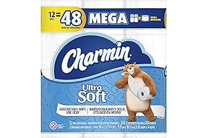 Charmin Ultra Soft Toilet Paper, 12 Mega Rolls