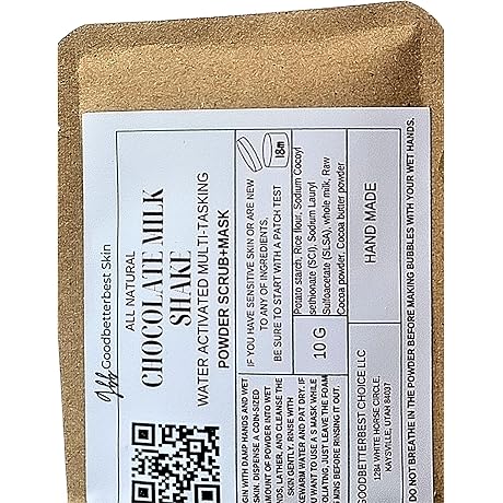 Chocolate Milkshake Face Scrub and Mask Sampler